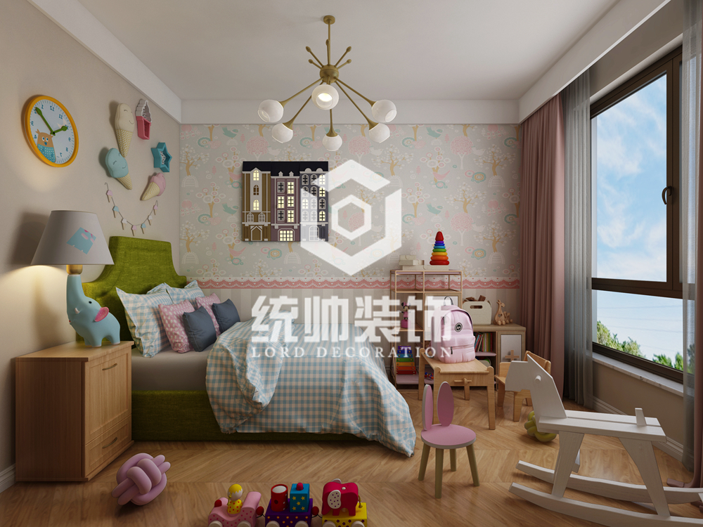 浦东尚海郦景150平日式风格4室2厅装修效果图