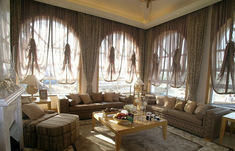 欣赏客厅窗帘图片 为你家窗户造景