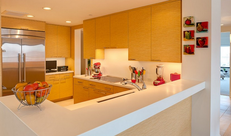 小面积厨房提高空间利用率打造科幻厨房