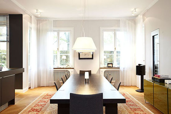黑白对比显独特品味 223平现代瑞典风情公寓