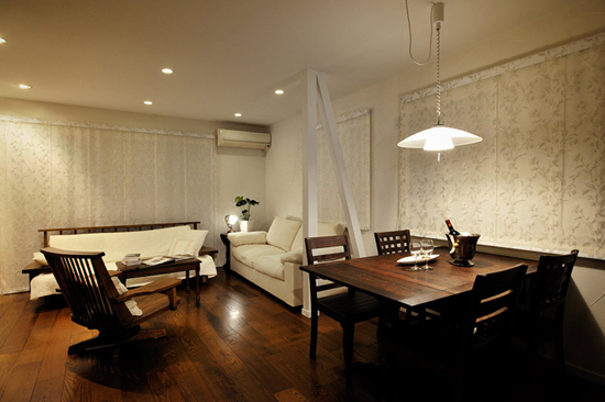 现代与古典并存 日本77平唯美公寓设计