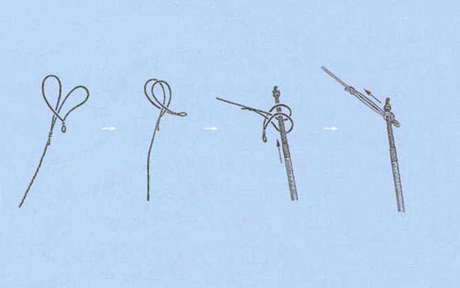 鱼线和鱼竿的绑法及注意事项