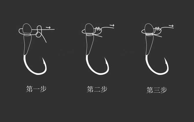 朝天钩的绑法图解