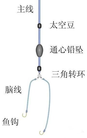 图解海钓鲈鱼的六种常见钓组与线组