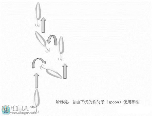 路亚鲈鱼的勺子拟饵操控技巧