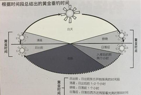 路亚钓鱼的黄金时间段