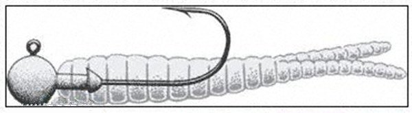 软虫拟饵的钩型搭配及穿钩方法