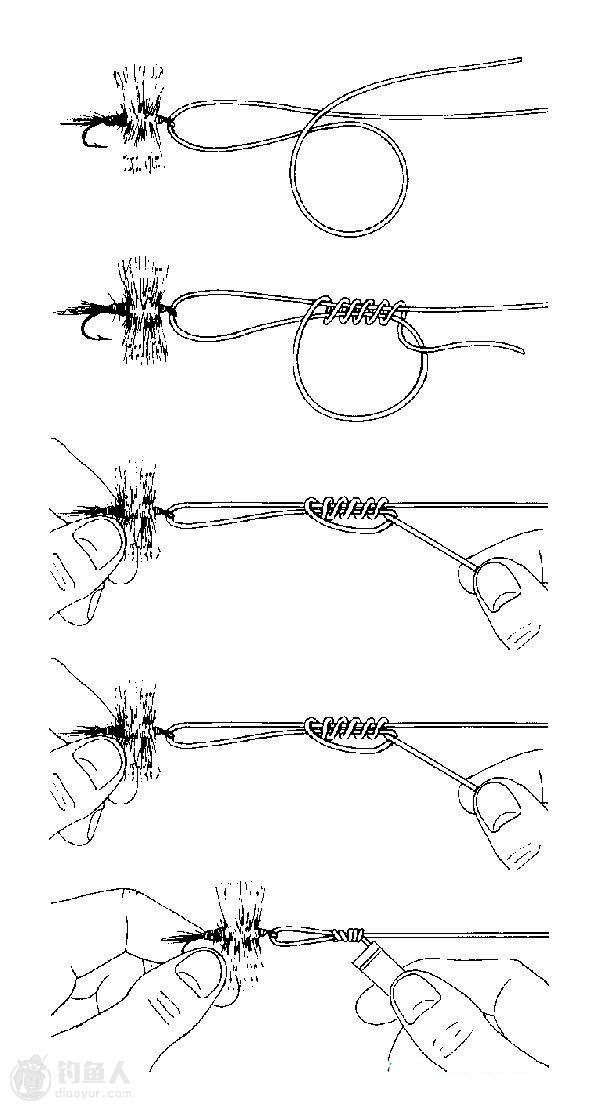 路亚飞蝇钓的常用钓组及线组的绑法