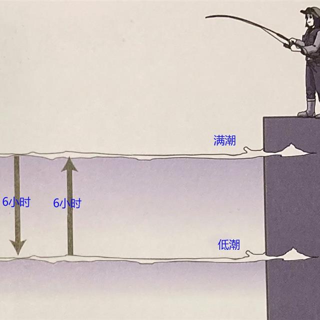 「路亚钓」 钓鱼的涨潮落潮，日本专业钓鱼书籍