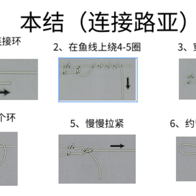 「路亚钓」 日本专业钓鱼书籍介绍，鱼线打结及其主线子线搭配