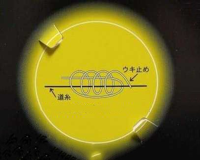 图解太空豆作用的代替棉线结打法