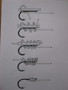 鱼钩的几种绑法图解
