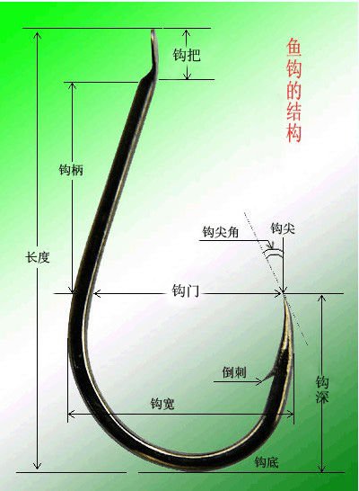 鱼钩的种类和不同鱼种垂钓的选钩技巧