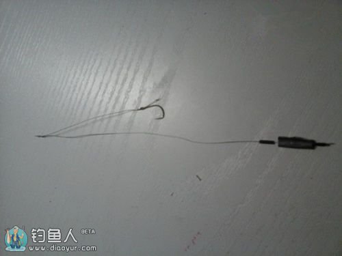 diy钓组解决流水垂钓挂底的好办法