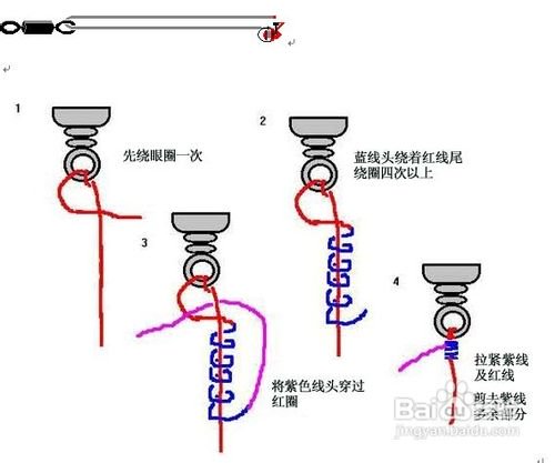 钓鱼钩的绑法详解【真人手实拍详解】