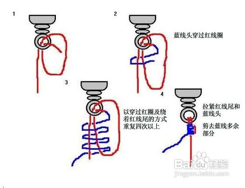 钓鱼钩的绑法详解【真人手实拍详解】