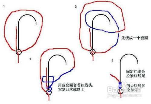 钓鱼钩的绑法详解【真人手实拍详解】