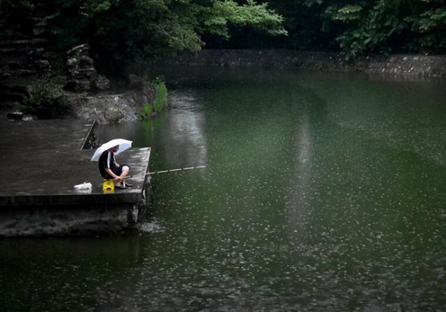 入秋下雨天钓鱼，钓深还是钓浅，就看这两个指标了