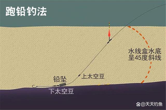 钓鱼技巧：跑铅钓法“铅不跑”，无铅钓法“有铅坠”