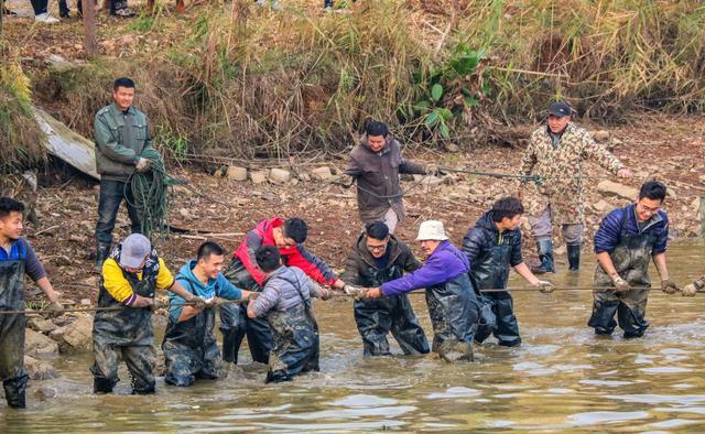 开坑前一天放鱼1000斤，抽干水时却没鱼