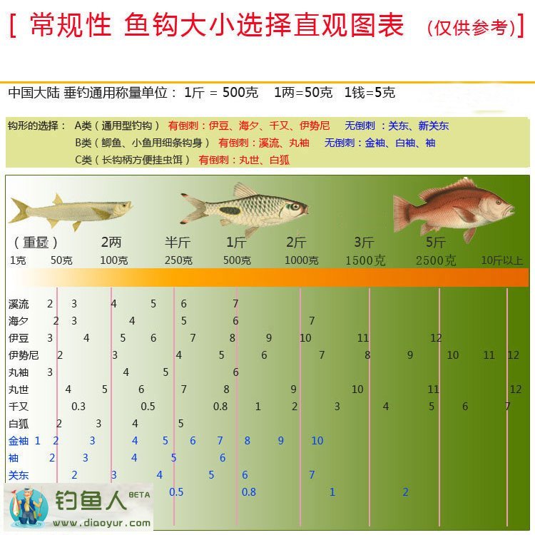 什么是100c鱼钩,100c代表鱼钩的什么特性介绍