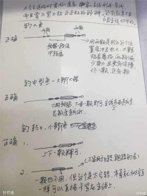 春季钓小鲫鱼的主线及配件选择