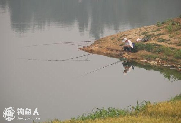 水库手竿钓鱼的选点、用饵与遛鱼技巧