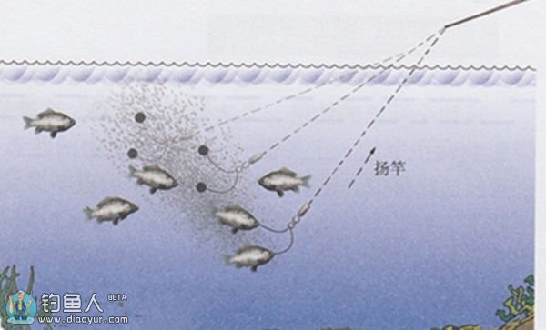 图说四种竞技钓中的快攻战术方法