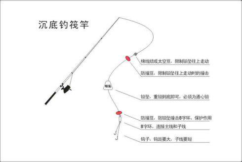 图解2种筏钓浮游深水钓无漂沉底钓的技巧