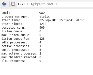 实时查看及监控PHP-FPM的运行状态