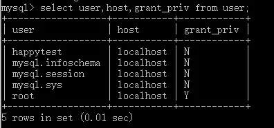 MYSQL8.0新建用户并授予权限流程（mysql为数据库指定登录用户）