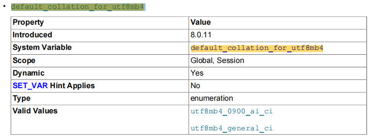 mysql8.0导数时表字符集的的COLLATE总是utf8mb4_0900_ai_ci