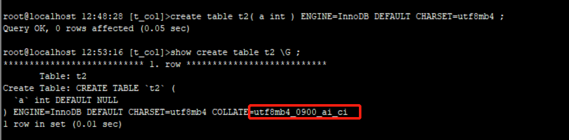 mysql8.0导数时表字符集的的COLLATE总是utf8mb4_0900_ai_ci