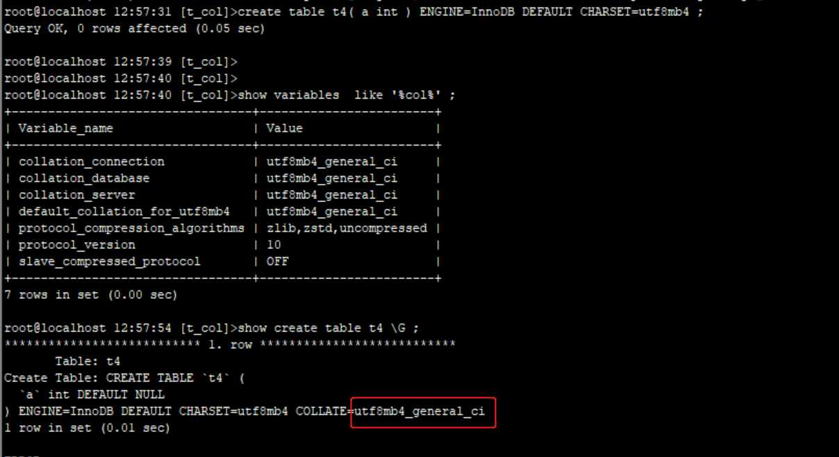 mysql8.0导数时表字符集的的COLLATE总是utf8mb4_0900_ai_ci