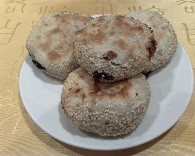 豆馅烧饼