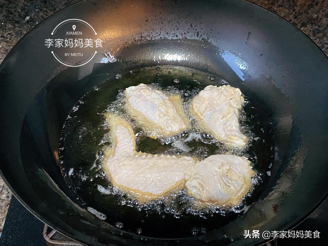 香炸鸡翅的制作方法，外酥里嫩比肯德鸡更好吃！