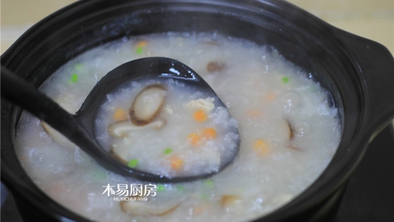 香菇鸡肉粥