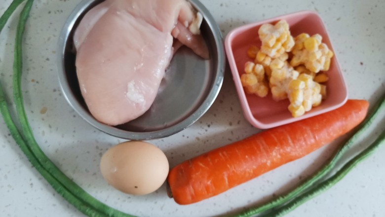 胡萝卜鸡肉饼