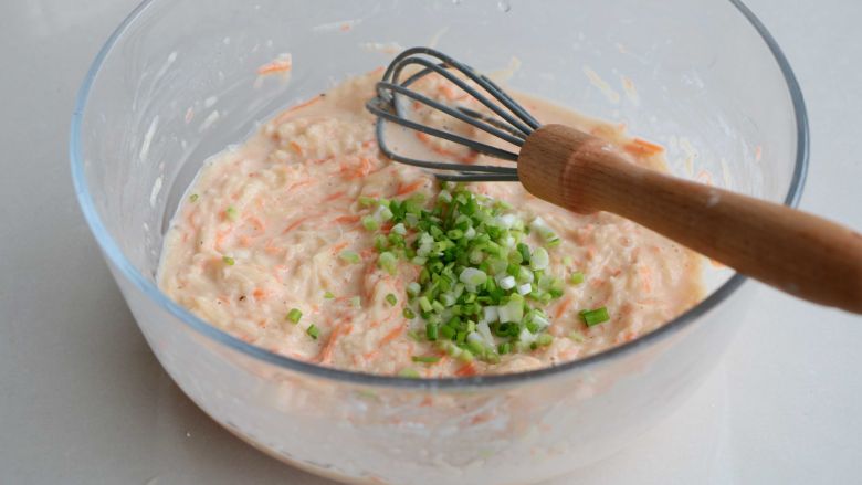 土豆丝鸡蛋饼