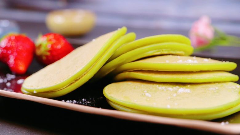 抹茶酸奶松饼