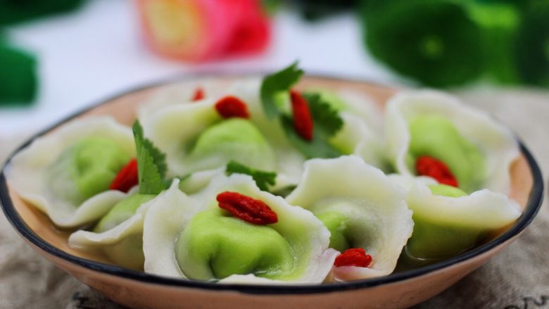 翡翠南极磷虾荠菜馄饨【宝宝辅食】