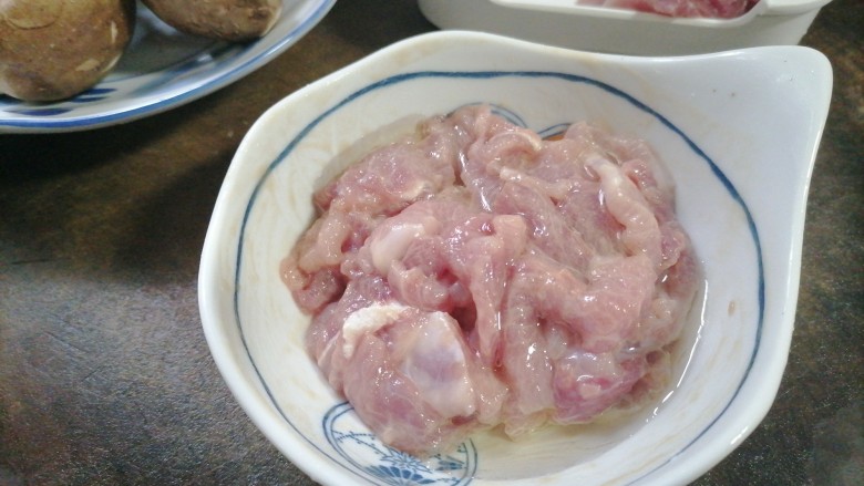 香菇肉片