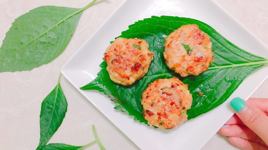 吃到停不下来的芝心虾饼