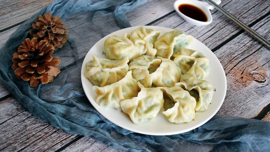 海米韭菜鸡蛋水饺