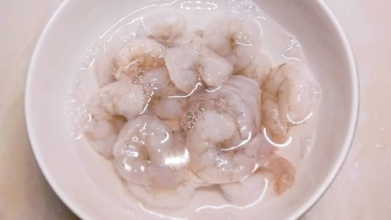 油菜炒虾仁