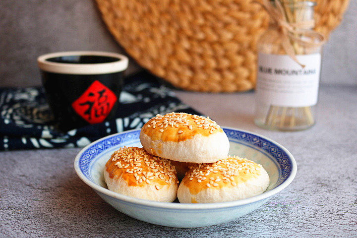 芝麻椒盐牛舌饼