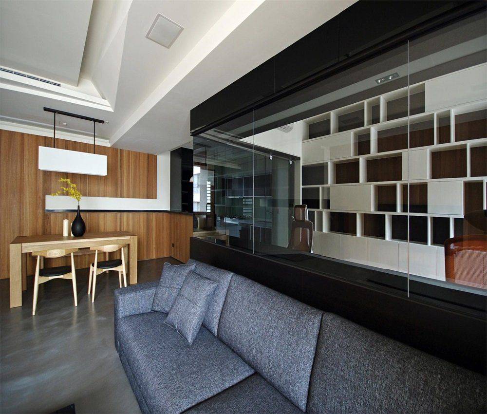 闵行区上海阳城115平现代简约风格两室户装修效果图