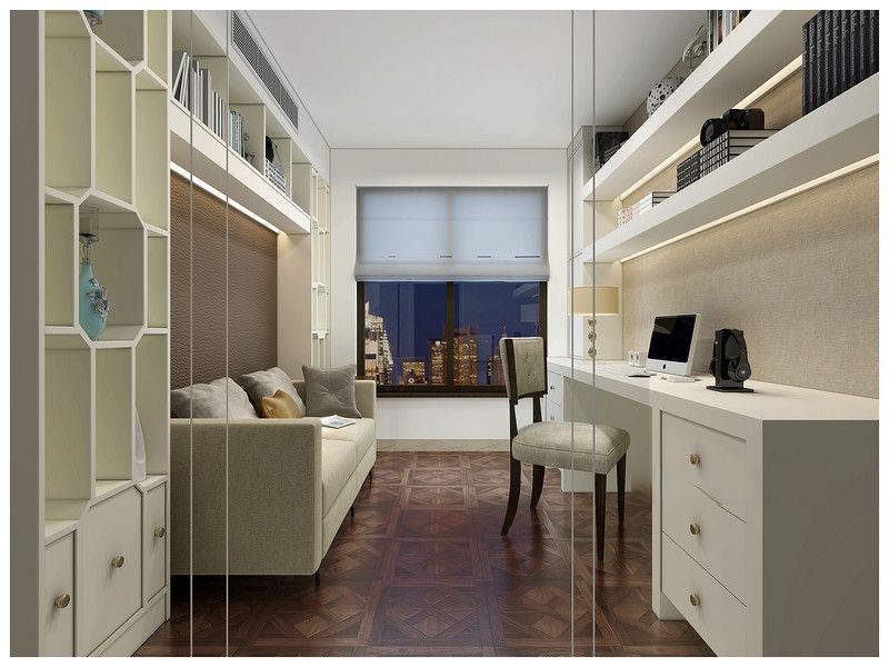 徐汇区东方曼哈顿140平欧式风格四室户装修效果图