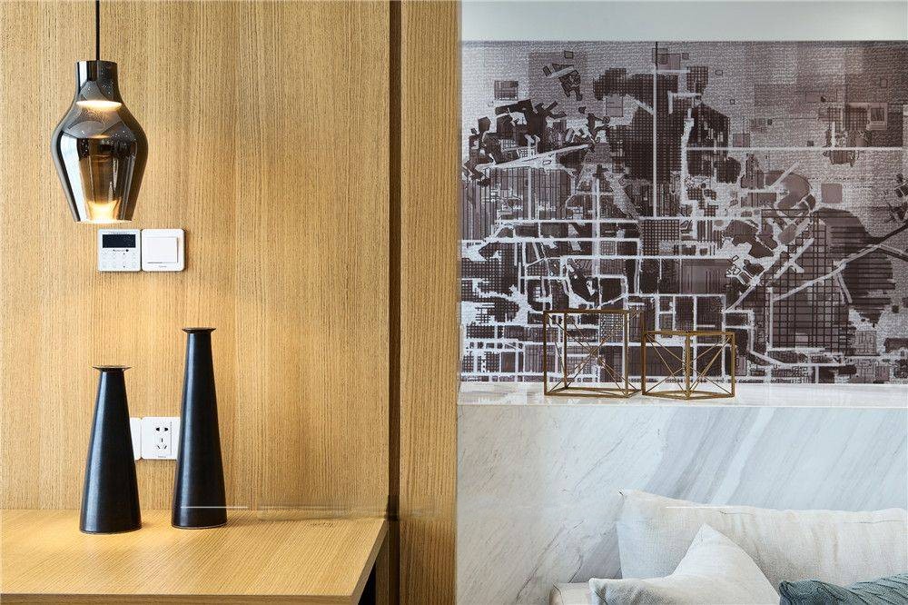 杨浦区帆升公寓128平北欧风格三室户装修效果图