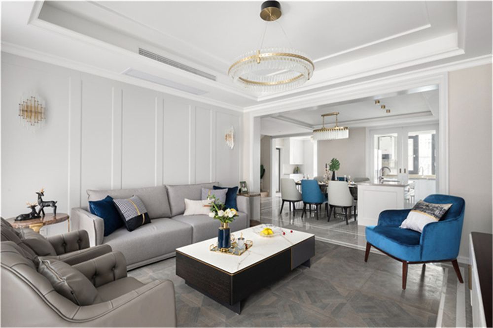 杭州西翠公寓300平美式风格别墅装修效果图